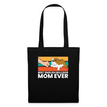 Best English Bulldog Mom Ever Cute Bulldog - Tote Bag - black - Front