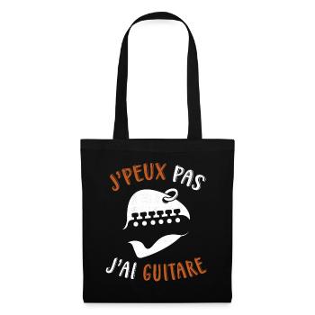 Cadeau pour Guitariste | Humour Guitare | Rock Mus - Sac en tissu - noir - Devant