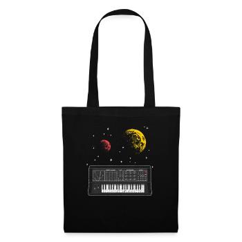 Synthesizer Space Synths Analog Modular Retro Gift - Tote Bag - black - Front