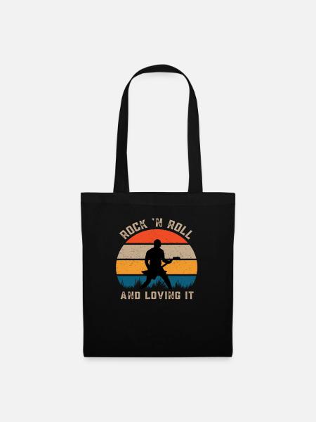 Rock 'n Roll And Loving It - Guitarist - Tote Bag - black