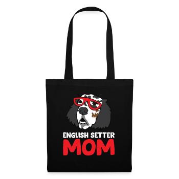 Funny English Setter Lover English Setter Mom - Tote Bag - black - Front