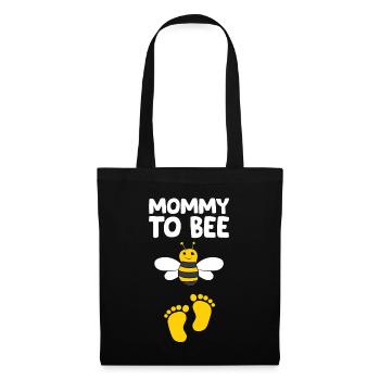 Funny Bee Lover Mommy To Bee Pregnancy - Tote Bag - black - Front
