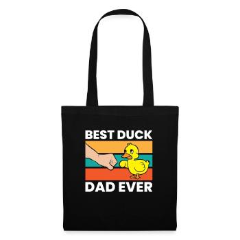 Meilleur père de canard de tous les temps - Sac en tissu - noir - Devant