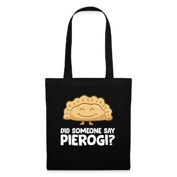 Lustiger Pierogi-Liebhaber Hat jemand Pierogi - Stoffbeutel - Schwarz - Vorne