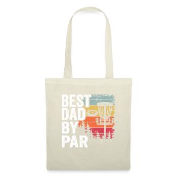 Disc Golf papa cadeau fête des pères Sort Drôle - Sac en tissu - nature - Devant