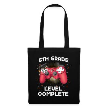 5th Grade Level Complete Gamer Class Of 2021 Gradu - Tote Bag - black - Front