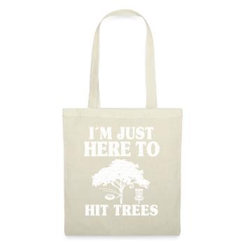 Disc Golf Sayings Cadeau de joueur de Frisbee drôle - Sac en tissu - nature - Devant