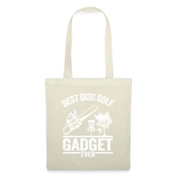 Disc Golf Gadget Vintage Disc Golfer sort - Sac en tissu - nature - Devant