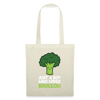 Brocoli doux Juste un garçon qui aime le brocoli - Sac en tissu - nature - Devant