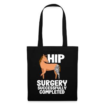 Récupération amusante Nouvelle chirurgie de la hanche - Sac en tissu - noir - Devant