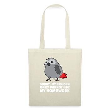 Je suis désolé que mon perroquet gris africain - Sac en tissu - nature - Devant