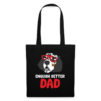 English Setter Dad Funny English Setter - Tote Bag - black - Front