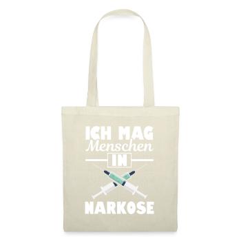 Ich Mag Menschen In Narkose Chefarzt Doktor Medizi - Stoffbeutel - Natur - Vorne