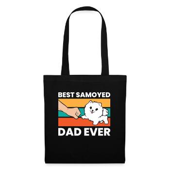 Samoyed Dog Owner Best Samoyed Dad Ever - Tote Bag - black - Front