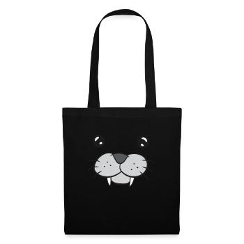 Costume de phoque Costume d’Halloween Sceau Drôles de phoques - Sac en tissu - noir - Devant