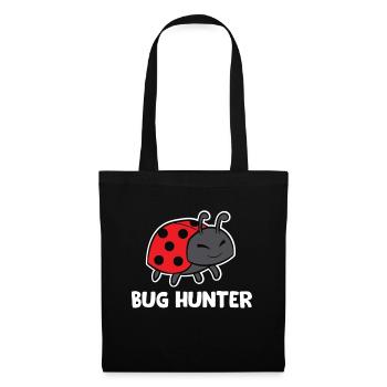 Bug Hunter Funny Ladybug - Tote Bag - black - Front