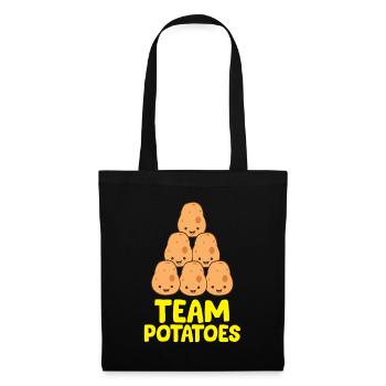 Funny Potato Lover Team Potatoes - Tote Bag - black - Front