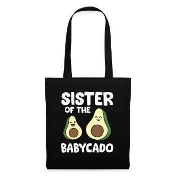 Avocado Baby Pregnancy Sister Of The Babycado - Tote Bag - black - Front