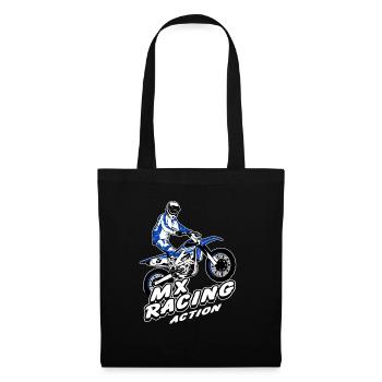 Moto Cross - Motocross - Supercross - MX - SX - Stoffbeutel - Schwarz - Vorne