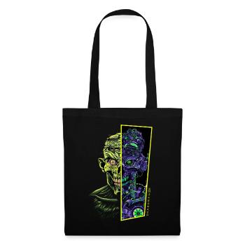 Zombie vs. Robots - Tote Bag - black - Front