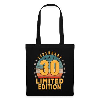 Birthday Legendary 30 Years Limited Edition - Tote Bag - black - Front