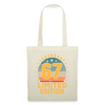 Birthday Legendary 67 Years Limited Edition - Tote Bag - nature - Front