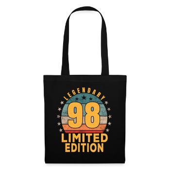 Birthday Legendary 98 Years Limited Edition - Tote Bag - black - Front