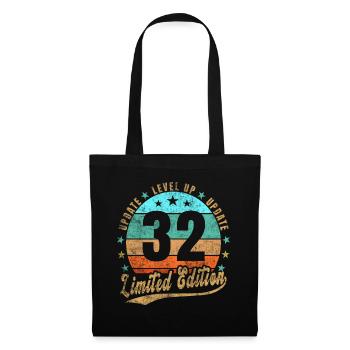 Mise à jour Level Up 32 Years Limited Edition Retro - Sac en tissu - noir - Devant
