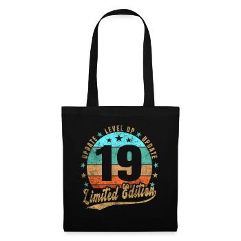 Mise à jour Level Up 19 Years Limited Edition Retro - Sac en tissu - noir - Devant