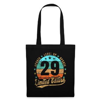 Mise à jour Level Up 29 Ans Édition Limitée Rétro - Sac en tissu - noir - Devant