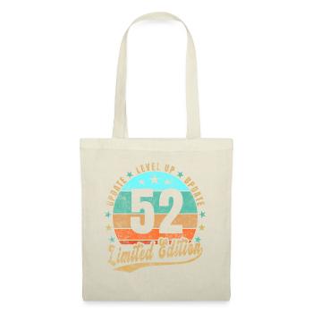 Mise à jour Niveau supérieur 52 ans Édition Limitée Rétro - Sac en tissu - nature - Devant