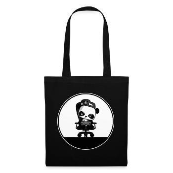 Cute Gaming Panda, PEW PEW, Nerd, Gamer, Gaming - Tote Bag - black - Front
