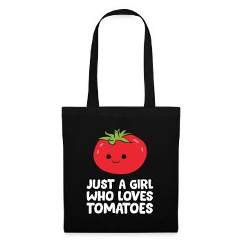 Just a Girl Who Loves Tomatoes - Tote Bag - black - Front