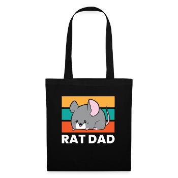 Rat Papa Animal De compagnie Rat Propriétaire Rat Papa Mignon Rats - Sac en tissu - noir - Devant