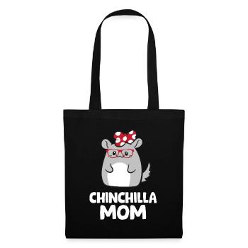 Maman Chinchilla - Sac en tissu - noir - Devant