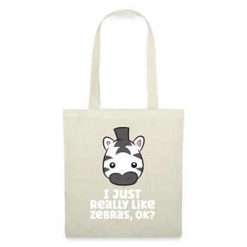 Zebra Lover I Just Really Like Zebras - Tote Bag - nature - Front
