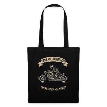 Motorcyclist Biker - Tote Bag - black - Front