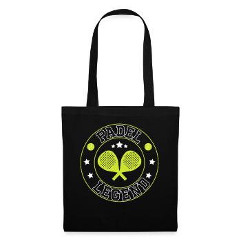 Offizielles Padel Legend Outfit Zertifizierte - Stoffbeutel - Schwarz - Vorne