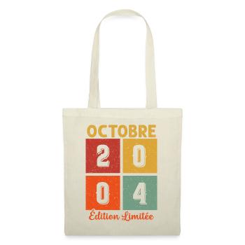 Octobre 2004 Vintage - Sac en tissu - nature - Devant