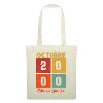 Octobre 2000 Vintage - Sac en tissu - nature - Devant