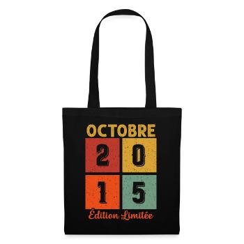 Octobre 2015 Vintage - Sac en tissu - noir - Devant