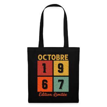 Octobre 1967 Édition limitée - Sac en tissu - noir - Devant