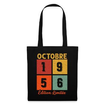 Octobre 1956 Édition limitée - Sac en tissu - noir - Devant