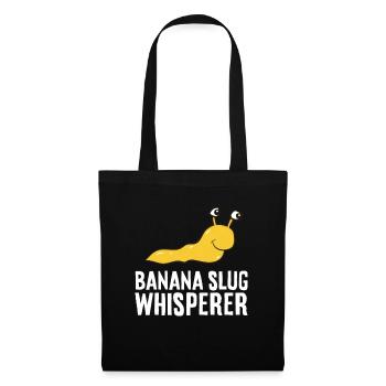 Banana Escargot Chuchoteur - Sac en tissu - noir - Devant