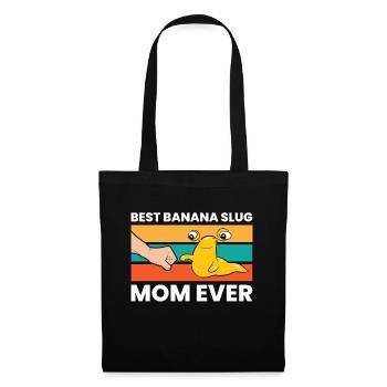 Meilleure maman d’escargot banane de tous les temps - Sac en tissu - noir - Devant