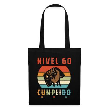 Niveau 60 complete - Sac en tissu - noir - Devant