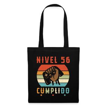 Niveau 56 complete - Sac en tissu - noir - Devant