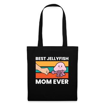Meilleure maman méduse de tous les temps - Sac en tissu - noir - Devant