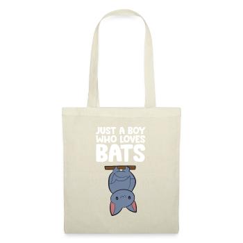 Juste un garçon qui aime les chauves-souris - Sac en tissu - nature - Devant