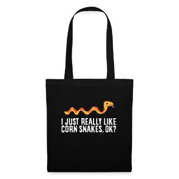 I Just Really Like Corn Snakes - Tote Bag - black - Front